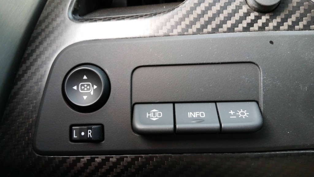 Chevrolet Corvette HUD Controls