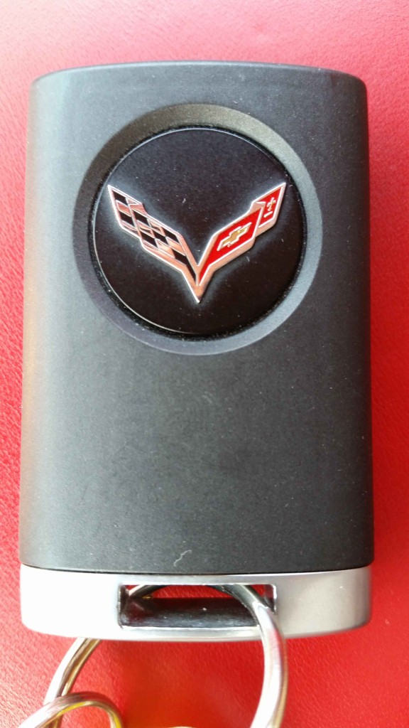 Chevrolet Corvette Keyfob Back